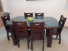 Dining table with six chairs complete set